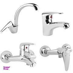 ست شیرآلات کسری مدل کارون مجموعه 8 عددی