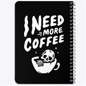 دفتر لیست خرید 50 برگ خندالو طرح قهوه Coffee کد 21994