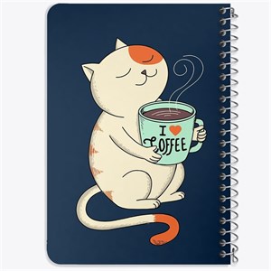 دفتر لیست خرید 50 برگ خندالو طرح قهوه Coffee کد 22005