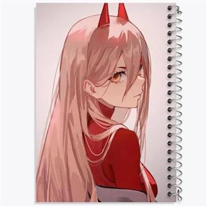 دفتر لیست خرید 50 برگ خندالو طرح پاور انیمه مرد اره ای Chainsaw Man کد 22343