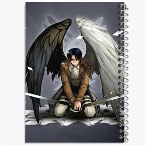 دفتر لیست خرید 50 برگ خندالو طرح لیوای انیمه اتک آن تایتان Attack on Titan کد 18604