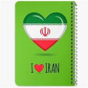 دفتر لیست خرید 50 برگ خندالو طرح پرچم ایران کد 20523