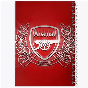 دفتر لیست خرید 50 برگ خندالو طرح باشگاه آرسنال Arsenal کد 2138