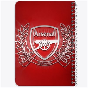 دفتر لیست خرید 50 برگ خندالو طرح باشگاه آرسنال Arsenal کد 2138