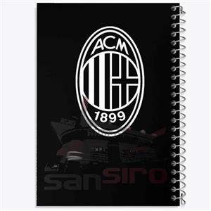 دفتر لیست خرید 50 برگ خندالو طرح باشگاه آث میلان کد 27225