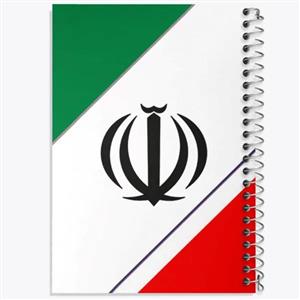 دفتر لیست خرید 50 برگ خندالو طرح پرچم ایران کد 23946