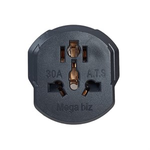 دو شاخه تبدیل برق 3 به 2 مگابیز کد 30A مجموعه 2 عددی