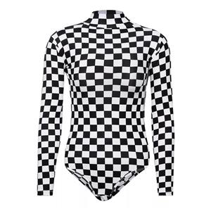 بادی آستین بلند زنانه پپا مدل checkered
