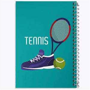 دفتر لیست خرید 50 برگ خندالو طرح تنیس Tennis کد 26614