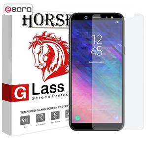 محافظ صفحه نمایش گلس هورس مدل UCC مناسب برای گوشی موبایل سامسونگ 2018 Galaxy A6 Horse Ultra Clear Crystal Glass Screen Protector For Samsung Galaxy A6 2018