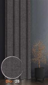 پرده مخمل دیور DIOR VELVET کد 28 ذغالی
