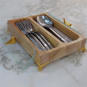 جای قاشق و چنگال 2 قلو - کد 595