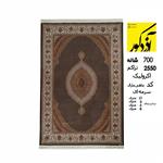 فرش ماشینی آذردکور کلکسیون وزرا نخ آکریلیک 700شانه،2550تراکم کد ماهی مارال سرمه ای