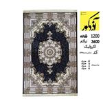 فرش ماشینی آذردکور کلکسیون تارا نخ خاب آکریلیک 1200شانه،3600تراکم،سلین سرمه ای