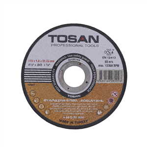 صفحه سنگ برش استیل مینی 115 میلی متر توسن مدل f106-115MC1