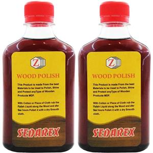 براق کننده و پولیش واکس چوب سدارکس   مدل Z حجم 250 میلی لیتر بسته 2 عددی