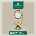 ساعت رومیزی جدید پاندل دار شوبرت با آبکاری طلایی | کد:6031GW