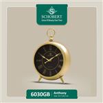ساعت رومیزی جدید  شوبرت با آبکاری طلایی | کد:6030GB