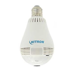 دوربین مداربسته تحت شبکه وایرلس هیترون (HiTRON) مدل لامپی (Bulb)