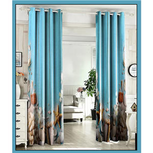 پرده چاپی طرح صدف مدل curtain538 - 
