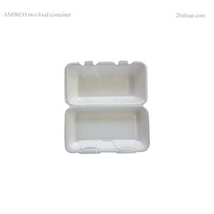 ظرف در دار یکبار مصرف امیرکو  Amirco Disposable Container With Door 100 Pieces