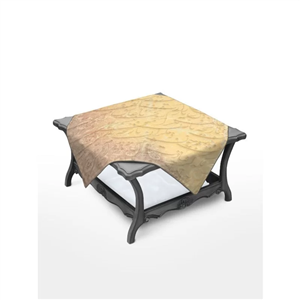 رومیزی مربع طرح کالیگرافی شعر 