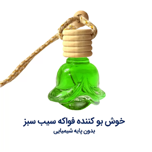 خوشبو کننده ماشین مدل فواکه سیب سبز 