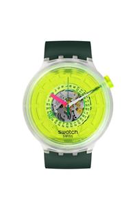 کور شده توسط Neon مردانه's ساعت مچی SB05K400 سواچ Swatch
