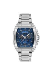 JPQGC461336 کوارتز سوئیس ساخته شده استیل خاکستری آبی شماره 42 میلی متر 50 مچی مردان ژاک فیلیپ Jacques Philippe