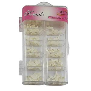 تیپ ناخن مصنوعی فرنچ کی.نیل بسته 100 عددی