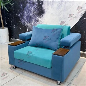 مبل تختخواب شو 1 نفره اورنگ مدل لالوسکی دسته دوبل