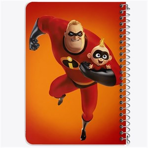 دفتر لیست خرید 50 برگ خندالو طرح شگفت انگیزان The Incredibles کد 1847