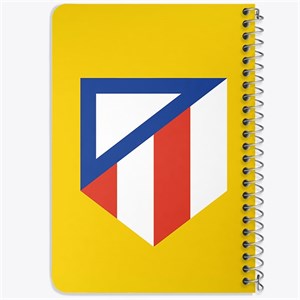 دفتر لیست خرید 50 برگ خندالو طرح باشگاه اتلتیکو مادرید Atletico Madrid کد 2140