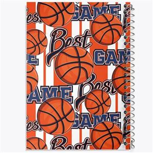 دفتر لیست خرید 50 برگ خندالو طرح بسکتبال Basketball کد 26454