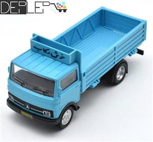 کامیون خاور بنز خوش رکاب آبی Benz truck Blue 1/32