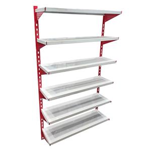 قفسه اداری مدل سوپرمارکتی طرح 6 طبقه کد NS7025P200M