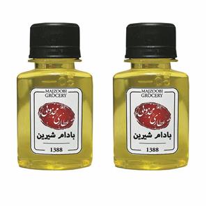 روغن بادام شیرین عطاری مجذوبی کد 17 وزن 120 گرم بسته 2 عددی