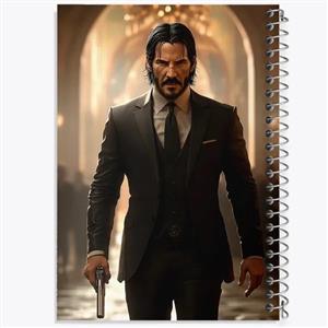 دفتر لیست خرید 50 برگ خندالو طرح جان ویک John Wick کد 28563