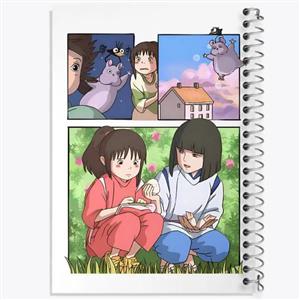 دفتر لیست خرید 50 برگ خندالو طرح انیمه شهر اشباح Spirited Away کد 4881