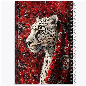 دفتر مشق 100 برگ خندالو طرح پلنگ صورتی Pink Panther کد 1402