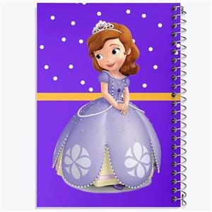 دفتر مشق 100 برگ خندالو طرح سوفیا کد 12544