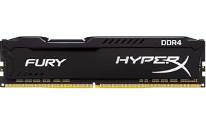 رم دسکتاپ DDR4 تک کاناله 3200 مگاهرتز CL18 کینگستون مدل HyperX Fury Black ظرفیت 16 گیگابایت Kingston HyperX Fury Black DDR4 3200MHz CL18 Single Channel Desktop RAM 16GB