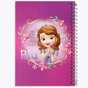 دفتر مشق 100 برگ خندالو طرح سوفیا کد 12534