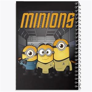 دفتر مشق 100 برگ خندالو طرح مینیون ها Minions کد 13723