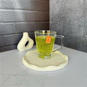 لیوان دلی گلس مدل کازابلانکا طرح پاشاباغچه کد 1369N بسته شش عددی