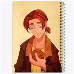 دفتر مشق 100 برگ خندالو طرح انیمیشن سیاره گنج Treasure Planet کد 13763