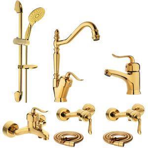 ست شیرآلات شیرالات رز مدل بیزانس رویال مجموعه 8 عددی