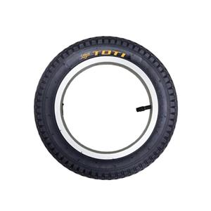 لاستیک دوچرخه توتی مدل 12x2.125 درشت گل -