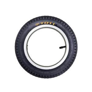 لاستیک دوچرخه توتی مدل 12x2.125 درشت گل -