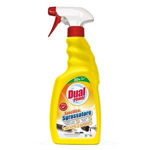 اسپری لکه بر و چربی زدای پارچه و سطوح دوآل پاور مدل Degreasing حجم 500 میلی لیتر